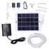 Solar Oxygen Pump Multi Purpose Convenient Installation Easy to Carry Portable Fishing Aerator Pump for Aquariums