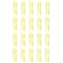 20Sets Small Seed Planter Strong Practicality Small Portable Comfortable to Use Seedling Remover for Vegetable PlantingYellow