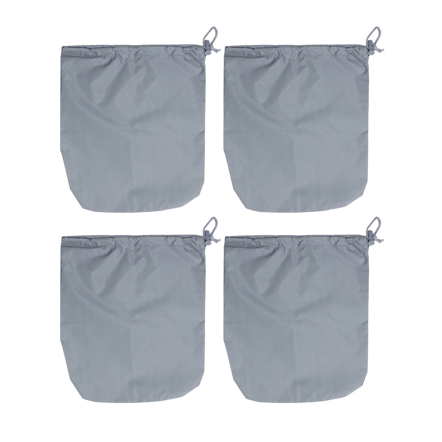 4PCS Car Rearview Mirror Protective Cover 190T Polyester Taffeta Faucet Frost Guard CoverGrey
