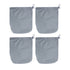 4PCS Car Rearview Mirror Protective Cover 190T Polyester Taffeta Faucet Frost Guard CoverGrey