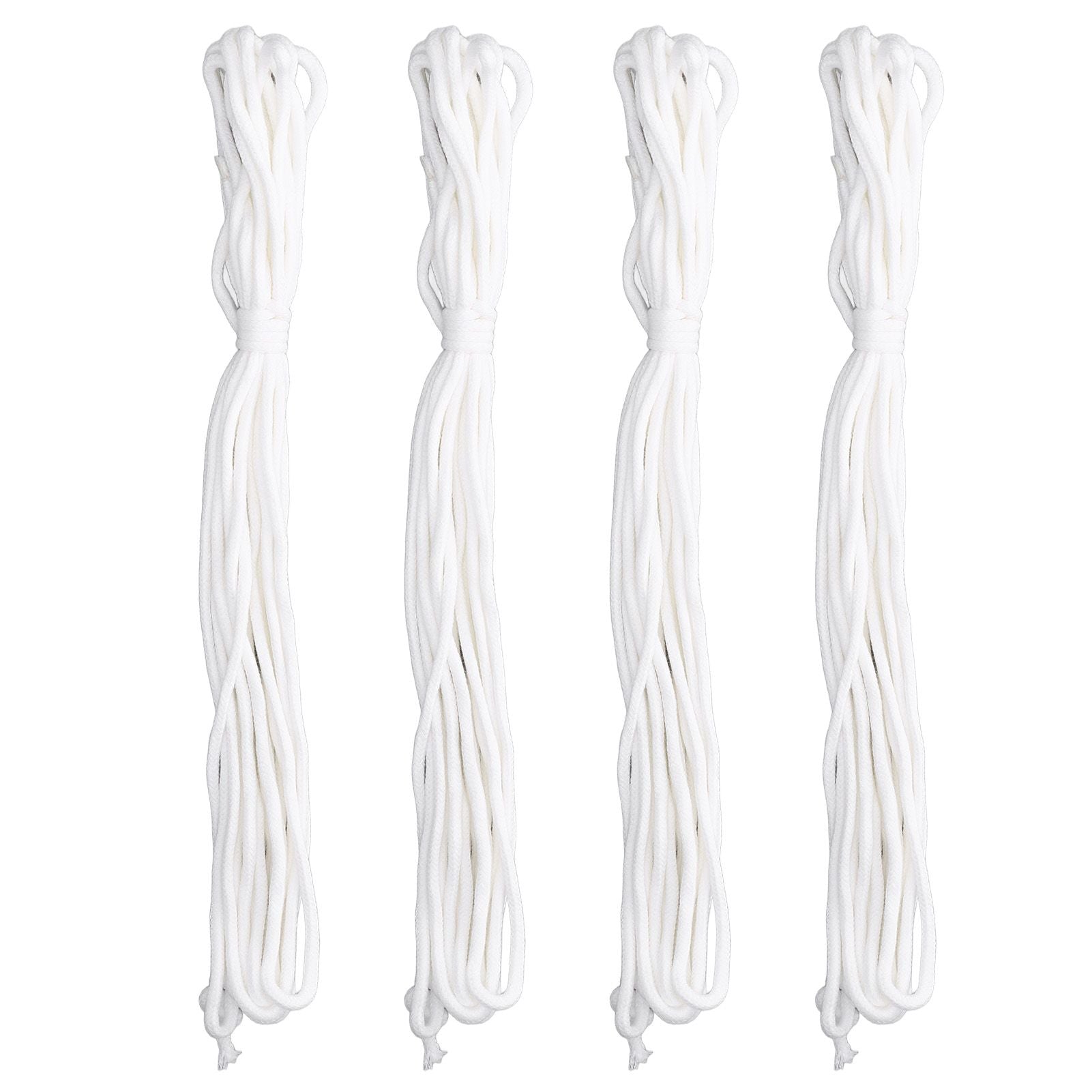 4Pcs Self Watering Cotton Rope Wick Cord Hydroponic Wicking Cord for Indoor Outdoor Potted Plant