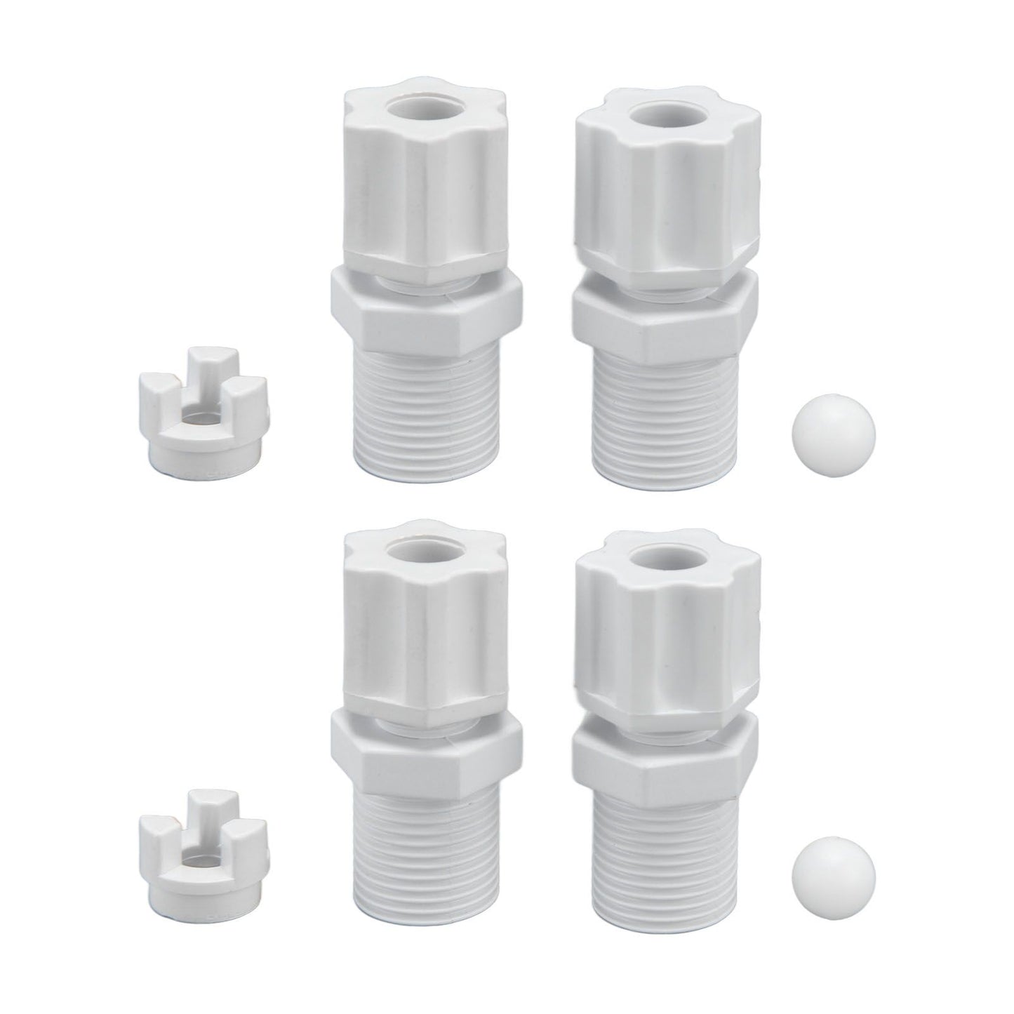 2Set Check Valve Inlet Fitting Adapter Assembly Swimming Pool Cleaning Accessories for HAYWARD CL200 CL220