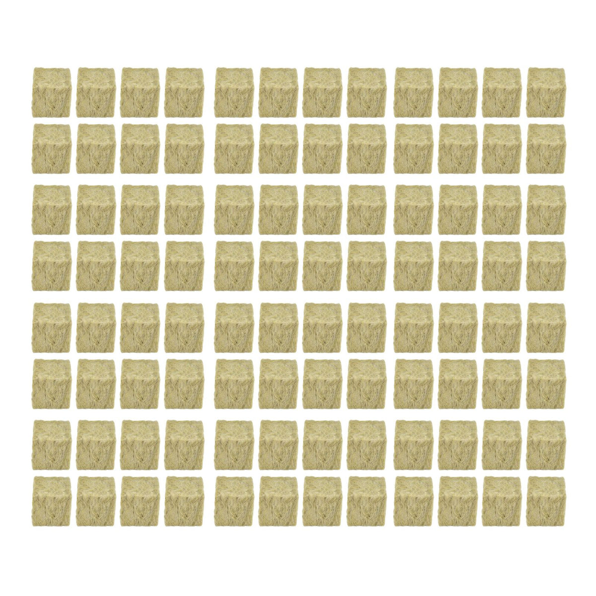 96PCS Plant Seedling Block Stonewool Grow Block Starter Plugs Garden Seedling Block for Agricultural