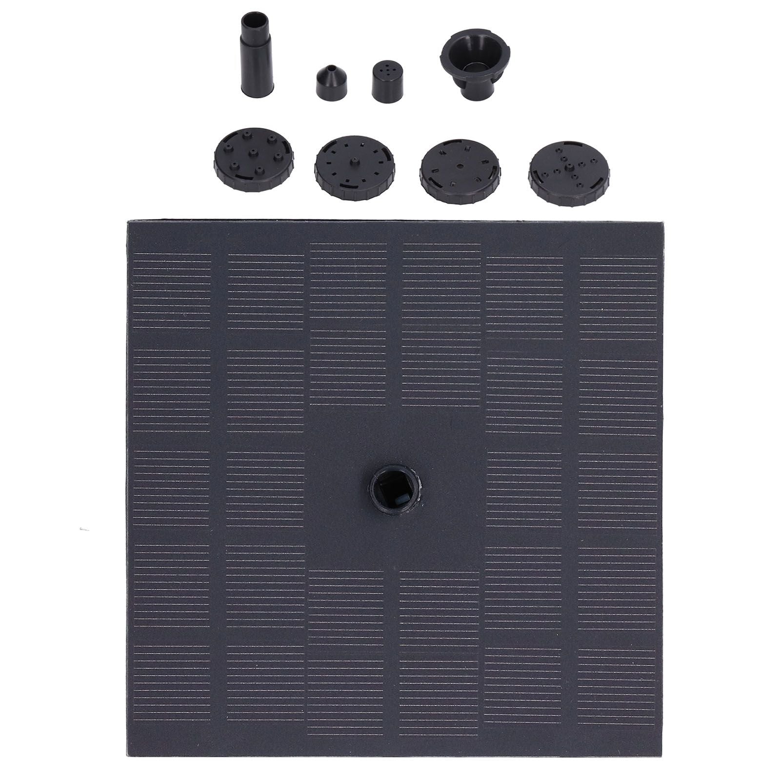 Solar Water Pump Monocrystalline Silicon Square Floating Outdoor Waterscape Fountain 7V 1.4W