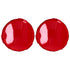 2Pcs Pool Lens Cover Plastic Red Transparent Underwater Light Lens Covers for Spa Lights 19cm