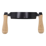 Draw Knife Wooden Handle HRC 30 Durable Tungsten Steel Curved High Sharpness Draw Shave Knife for Log Wood Furniture 10in