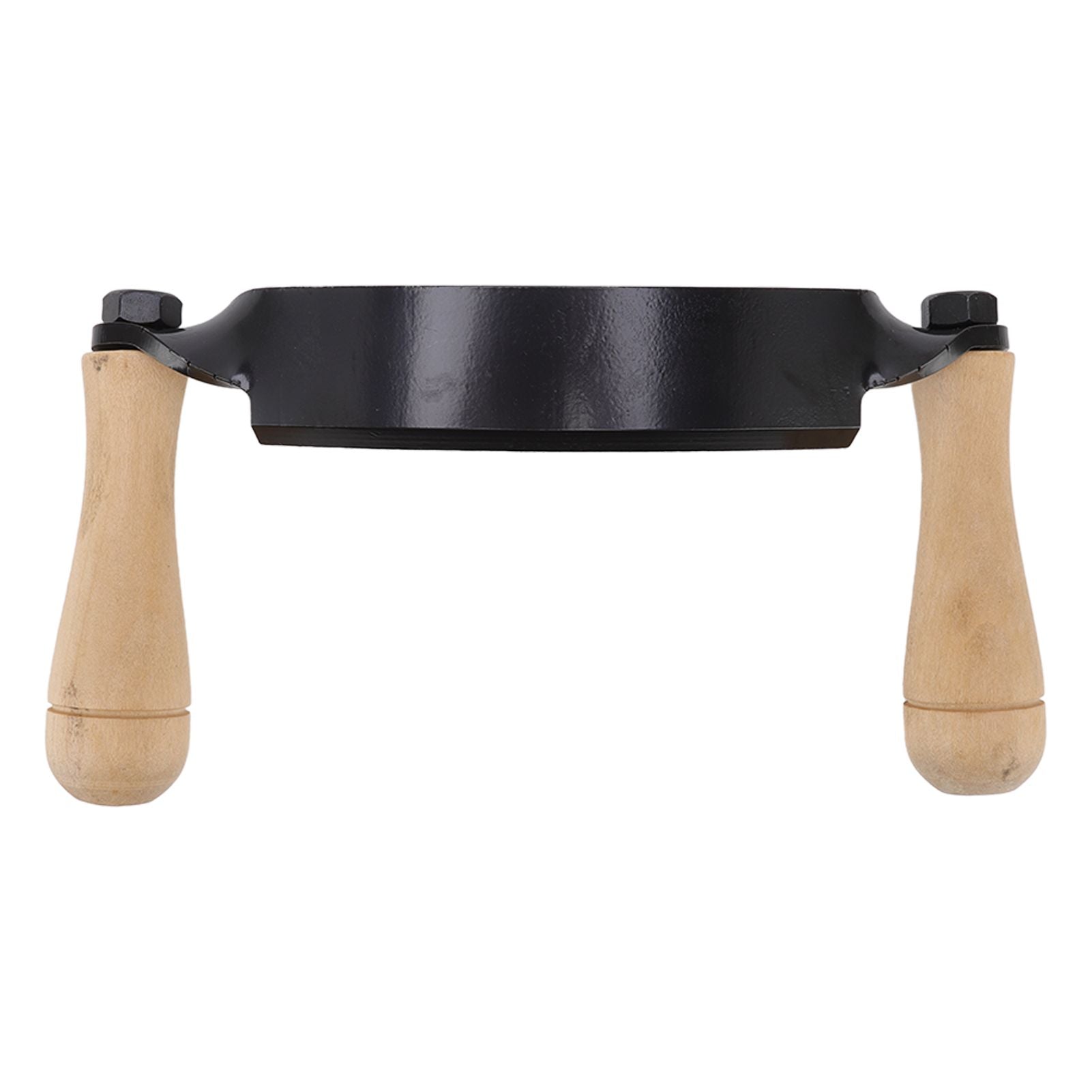 Draw Knife Wooden Handle HRC 30 Durable Tungsten Steel Curved High Sharpness Draw Shave Knife for Log Wood Furniture 10in
