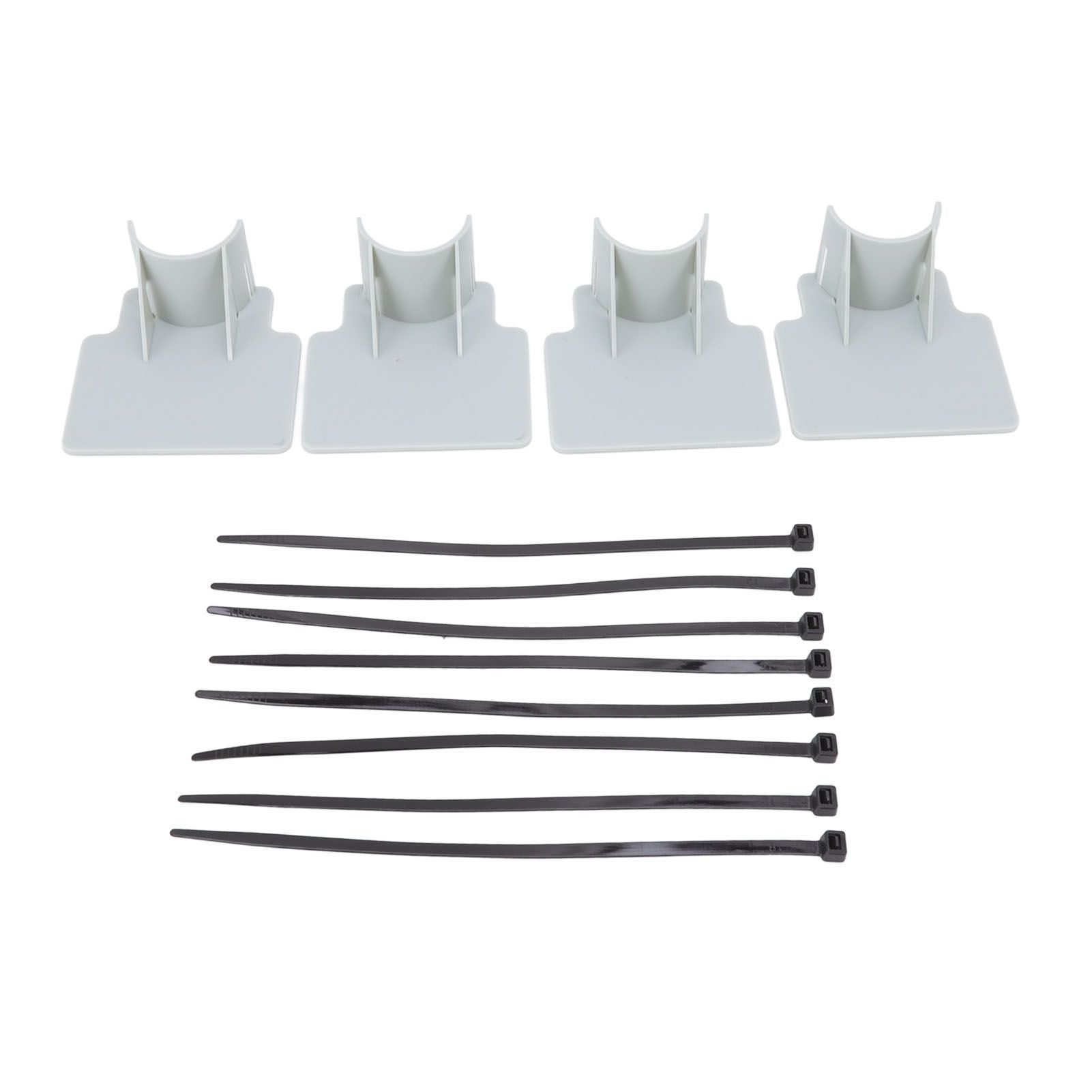 Swimming Pool Pipe Holders Adjustable Design Sturdy ABS Easy Installation Swimming Pool Hose Support Brackets Gray