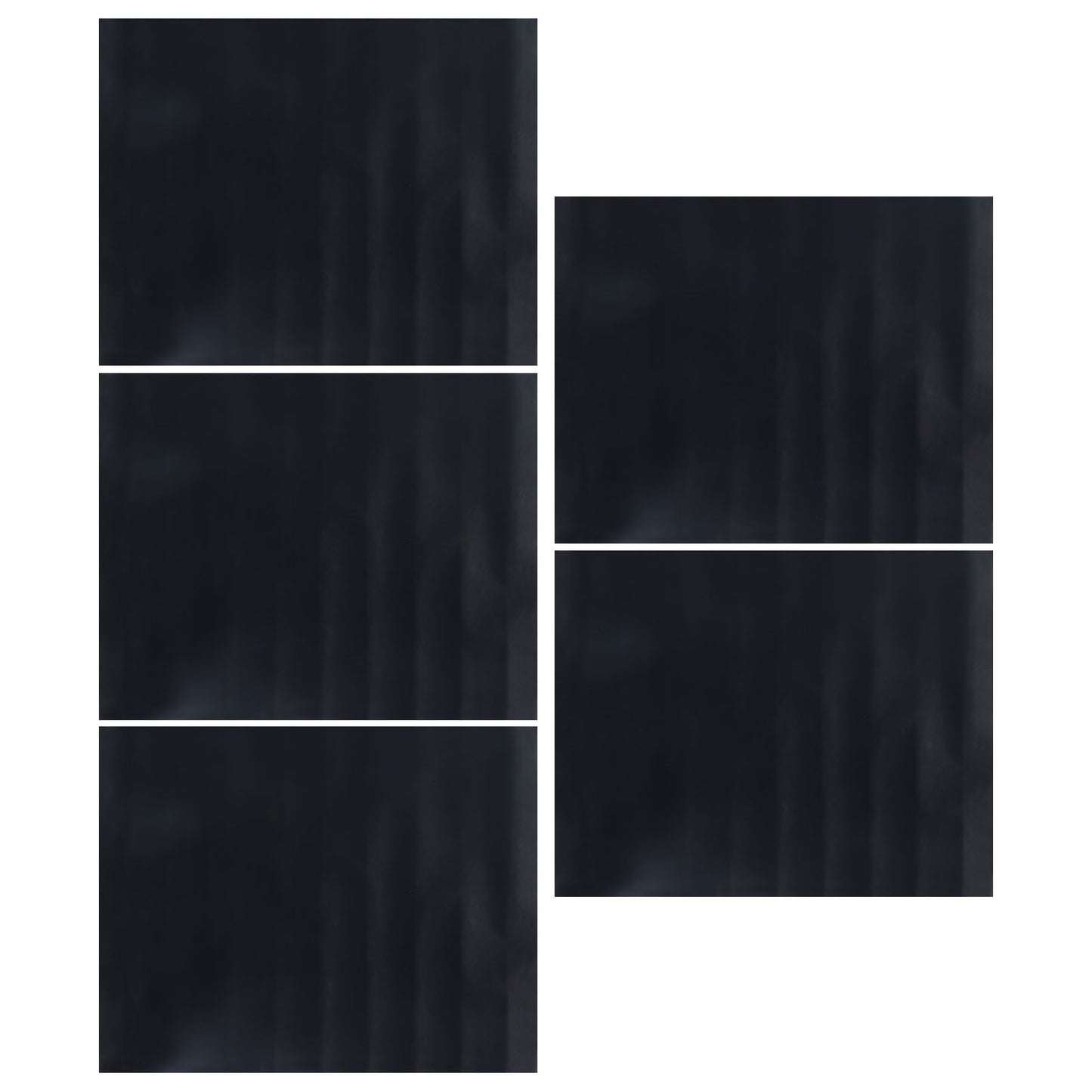 5Pcs Barbecue Grill Mat Rectangle PTFE Reusable Non Stick Fryer Mat for Frying Cooking Grilling