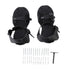 1 Pair Spike Sandals PU Lawn Aerator Shoes Grass Aerator Tool for Yard Garden Plants Health Black