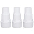 3Pcs G1‑1/2 External Thread Hose Adapter Swimming Pool Supplies for Replacement of Above Ground Pool Pumps Filters Skimmers