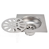 Shower Drain Square Shape Adjustable Tile Insertion Floor Drain Channel for Kitchen Bathroom