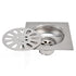 Shower Drain Square Shape Adjustable Tile Insertion Floor Drain Channel for Kitchen Bathroom