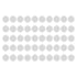 50Pcs Shower Drain Hair Catcher Fiberglass Practical Convenient Dense Mesh Shower Hair Catcher11cm Diameter, 3mm Mesh