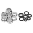 7Pcs/Set Male Female Faucet Adapter Kit with Gasket Brass Aerator Adapter Set for Garden Hose Kitchen Sink