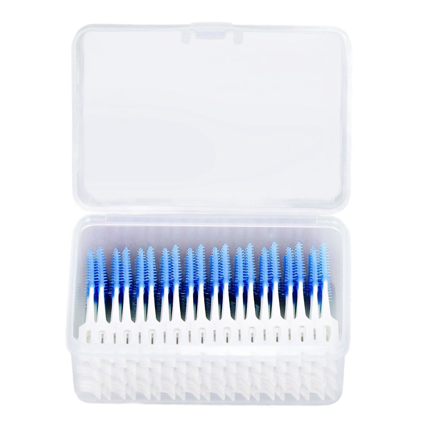 Interdental Brush Disposable Soft Dental Cleaning Floss Toothpicks for Oral Care Adults Children 160pcs Blue