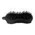 Silicone Body Scrubber Dual Side Ergonomic Handle Safe Silicone Body Massage Silicone Body Brush for Body Hair Black