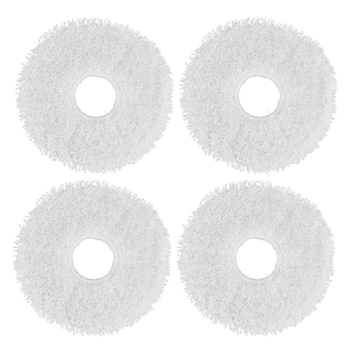 4pcs Sweeper Mop Pad Fiber Cleaning Mop Cloth Replacement for DEEBOT X1 Sweeping Robot