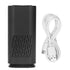 Car Purifier Tower Duct Double Inlet Design Three Dimensional Circulating USB Power Supply 5V 260mA Black Purifying Tool