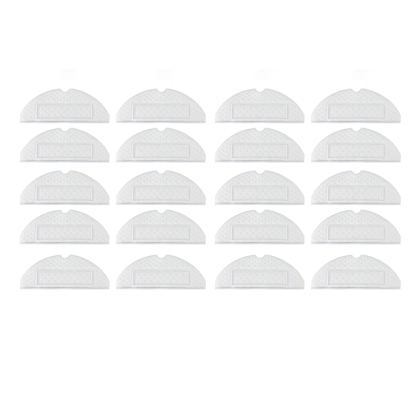 20pcs Sweeping Robot Disposable Mop Pads Mopping Cloth Replacement Cleaning Pads for Xiaomi Roborock S7