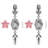 2 Set Drawer Knobs Pull Handles Ceramics Cabinet Decorative Knobs with Plate for Kitchen Bathroom Office Decoration1088D Sea Star
