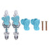 2Set Cabinet Knob Zinc Alloy Single Hole Closet Drawer Wardrobe Knob for Home Furniture Decoration1088D Cabbage