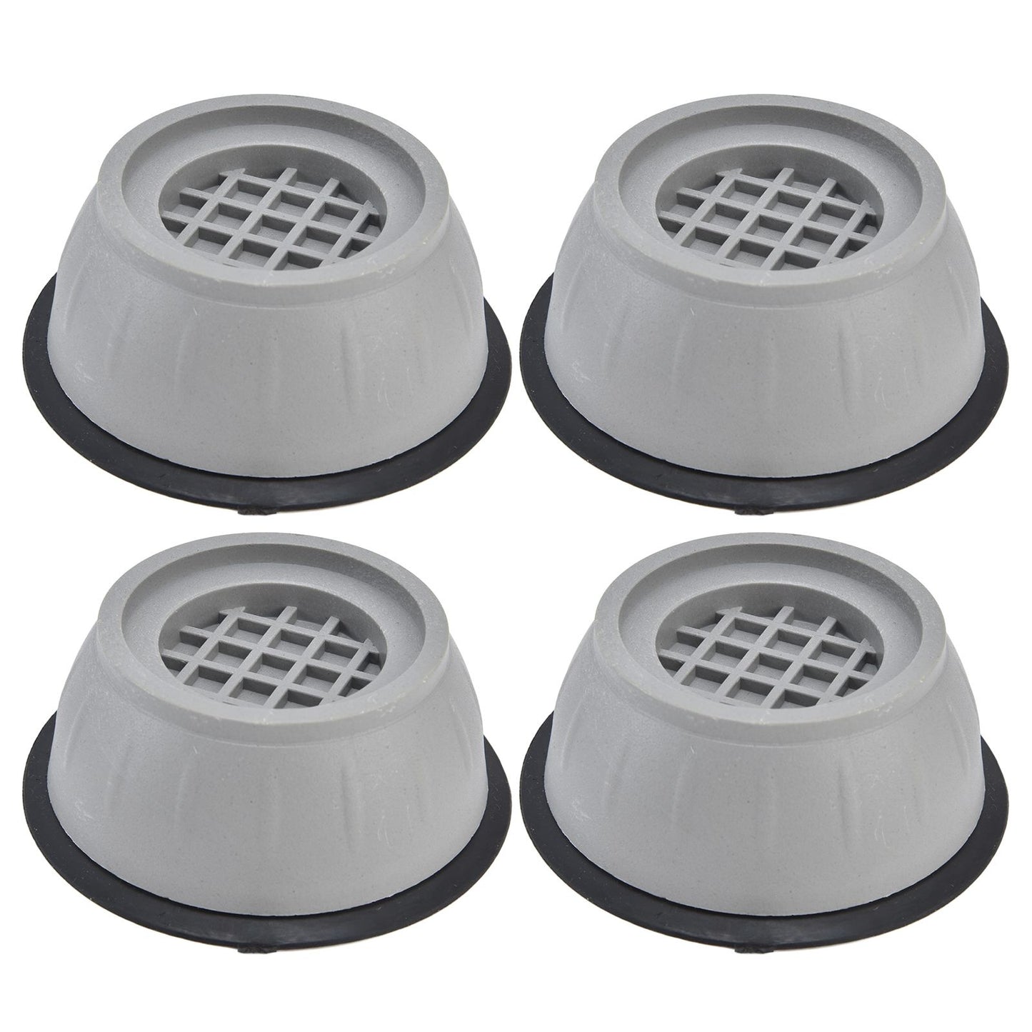 4pcs Washing Machine Pad Shockproof Noise Cancelling Prevent Slip Washer Foot Cushion for Refrigerator Dryer9cm Diameter