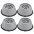 4pcs Washing Machine Pad Shockproof Noise Cancelling Prevent Slip Washer Foot Cushion for Refrigerator Dryer9cm Diameter