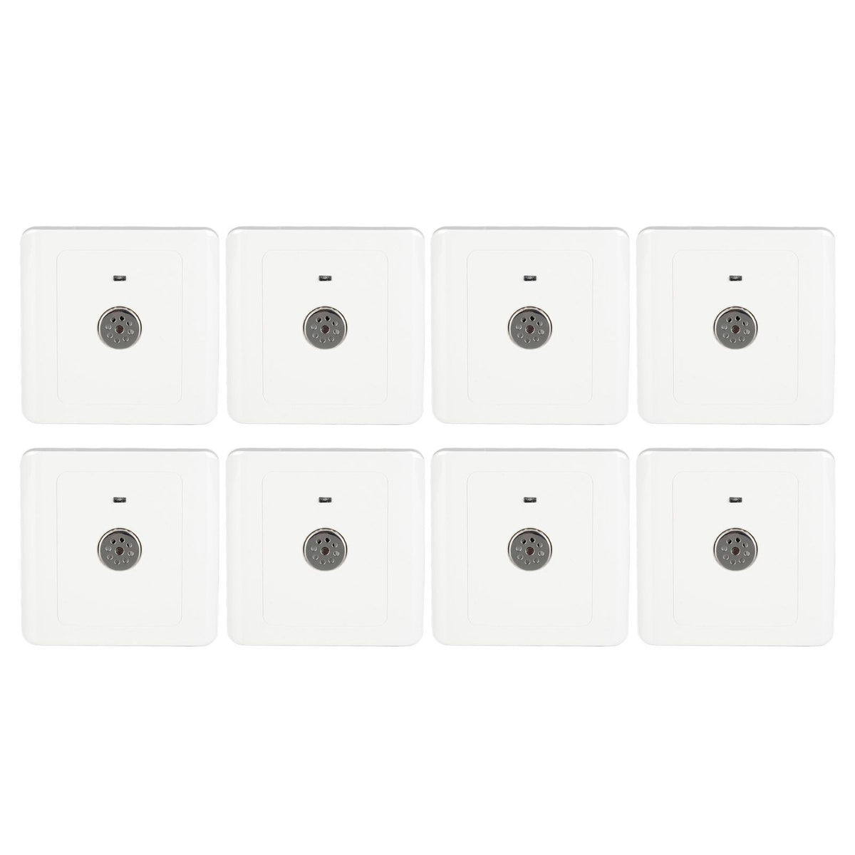 8pcs Concealed Sound Control Switch Light Control Panel for Home Office 250V 10A