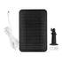 Solar Expansion Panel Weatherproof Portable Solar Power Supply with Adjustable Bracket for Security Camera 4W 6VBlack