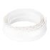 Door Soundproofing 28mm/1.1in Round Hole Silicone Protective Durable Replaceable Lightweight Sealer Strip for RoomWhite