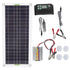 12V to 220V 30W Solar Charging Panel 220W Solar Inverter Battery Charger Kit for Camping Hiking 10A