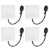 Air Alignment Pump Quick Positioning 440.9lb Loading Each Inflatable Shim Bag for Door Window Installation 4pcs