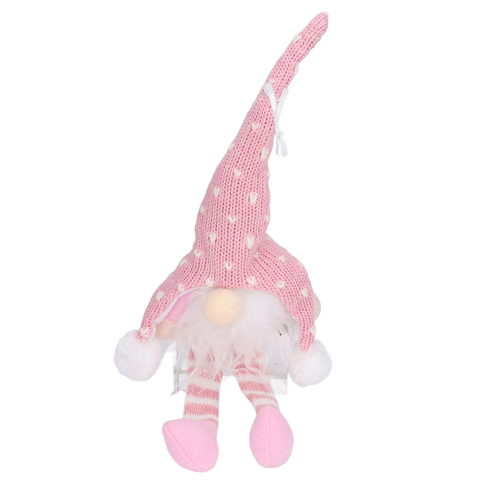 LED Light Christmas Gnome Decoration Xmas Gnome Ornament Christmas Tree Pendant for Home FestivalPink YV0036702
