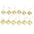 12pcs Christmas Ornament Heart Shape PVC Christmas Tree Hanging Decorations for Valentine&