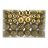 100pcs Christmas Ball Ornaments Shatterproof Hanging Balls for Christmas Tree Party DecorationGold