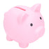 Piggy Bank Rugged Durable Vinyl Cartoon Animal Pig Coin Cash Piggy Bank Boy Girl GiftPink