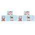 2Set Christmas Sticker DIY Window Glass Sticker Deer Snowman Decorative Sticker for Party Festival