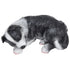 Dog Ornament Textured Exquisite Vivid Real Cute Dog Statue for Garden Lawn Desk Decoration
