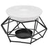 Essential Oil Burners Simple Stylish Design Beautiful Practical Easy to Clean Aromatherapy Metal Candle Holder for Home