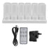 Candle Light Safe Reusable Simulated Flameless LED Candles Light for Parties Weddings Christmas 100‑240VAU Plug