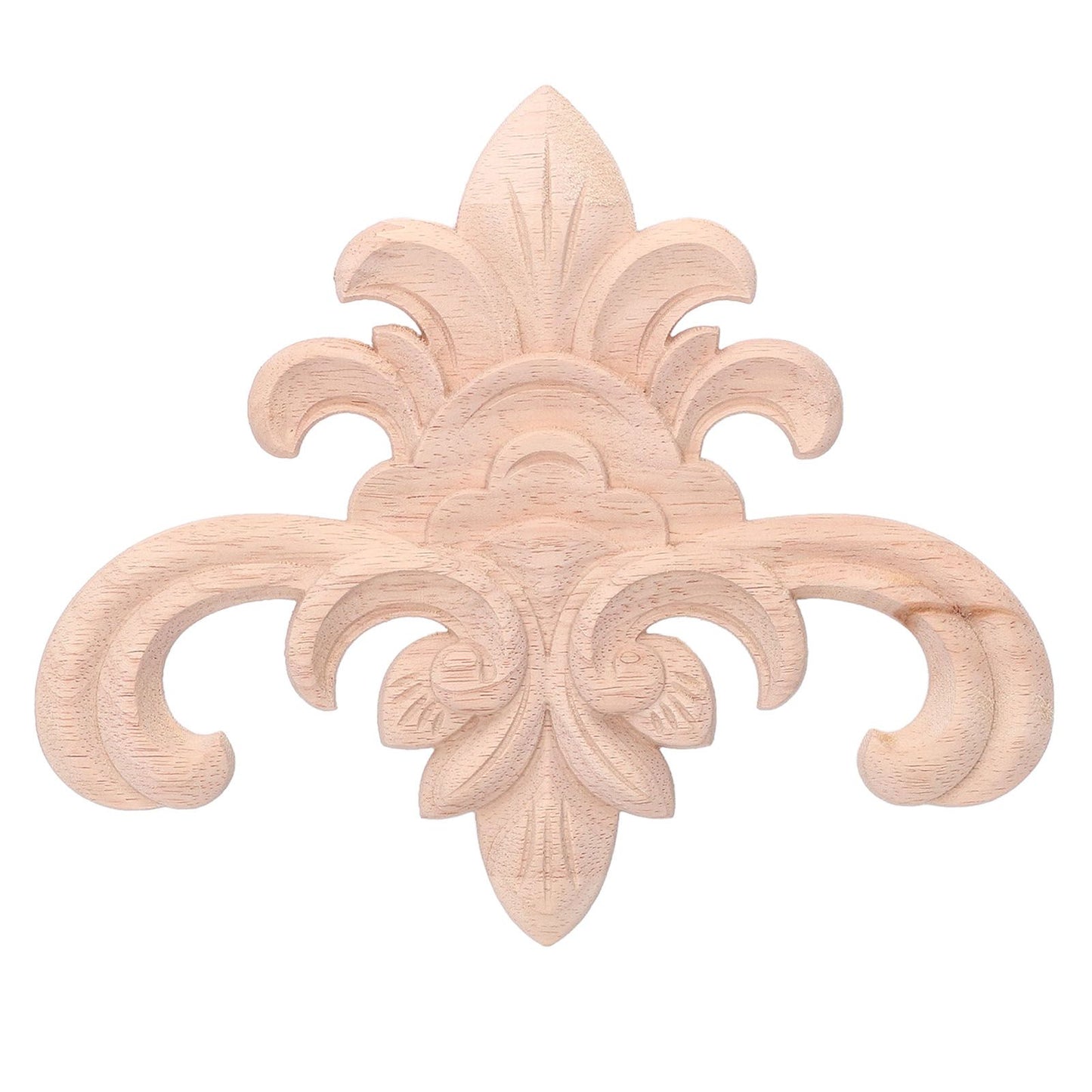 Wood Applique Easy Installation Durable Natural Eco Friendly Classic Exquisite Pattern Wood Carving AppliqueType Two