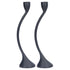 Candle Holder Zinc Alloy High Foot European Style Romantic Simple Retro Black Candlesticks for Bar
