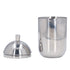 Cotton Swab Holders 304 Stainless Steel Light Luxury Dustproof Cotton Swab Canisters with Lid for Home Bathroom