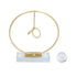 Crystal Ball Ornament Modern Simple Abstract Style Add Vitality Safe Durable Widely Used Fortune Teller Crystal Ball