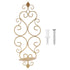 Candle Holder Iron Candlestick Folding Wall Mount Base Sconce Home Decoration for Room Metal Gold