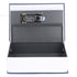 Book Shaped Steel Safe Classic Secret Book Safe Lock Password Type Household Storage BoxBlue