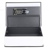 Book Shaped Steel Safe Classic Secret Book Safe Lock Password Type Household Storage BoxBlack