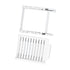 Refrigerator Storage Rack Household Refrigerator Latest Keeping Bag Sealed Bag Telescopic Track Storage Bracket