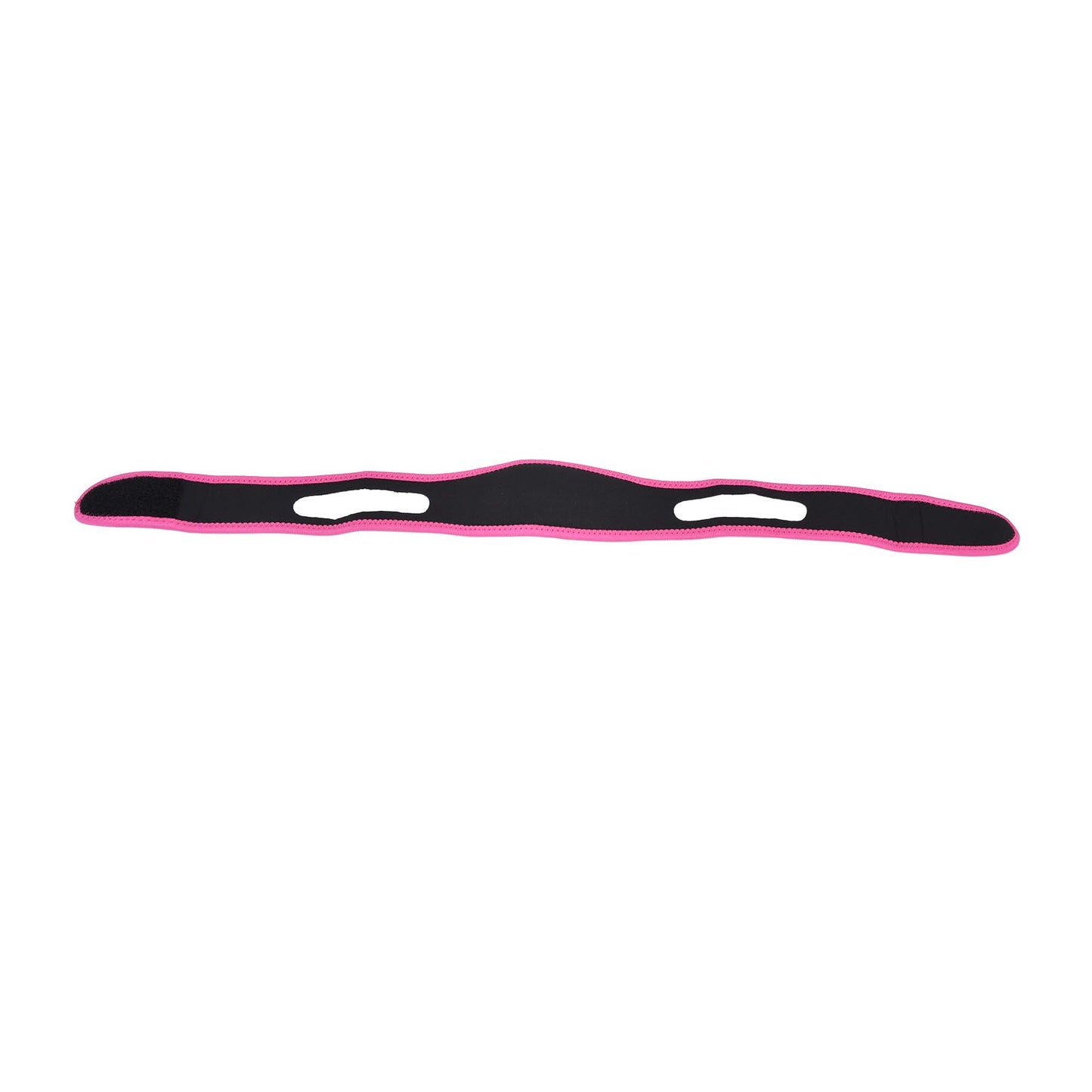 Snoring Stop Belt Adjustable Chin Strap Breathable Nylon Snoring Head Band for Men WomenRed Black